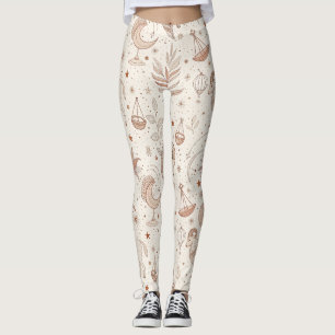 Himmlisches botanisches Muster (1) Leggings