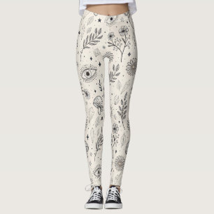 Himmlisches botanisches Muster (3) Leggings