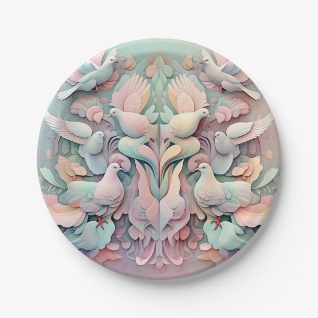 HIMMLISCHES DESCENT " PAPPTELLER (Vorderseite)