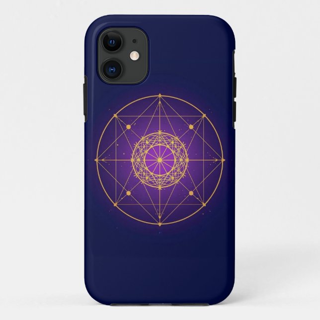Himmlisches Heiliges Mandala – Mystische Geometrie Case-Mate iPhone Hülle (Rückseite)