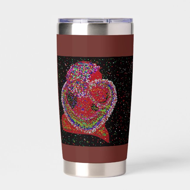 Himmlisches Herz Thermobecher (Vorderseite)