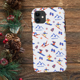Himmlisches kalifornisches Nevada Ski-Snowboardmus Case-Mate iPhone Hülle