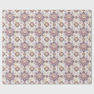 Himmlisches Lotus-Mandala Spirituelles Designmuste Geschenkpapier