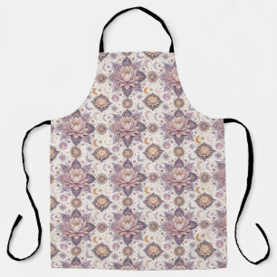 Himmlisches Lotus-Mandala Spirituelles Designmuste Schürze