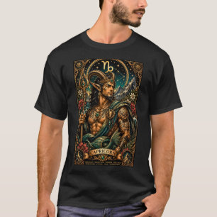 Himmlisches männliches Sternzeichen Steinbock-Desi T-Shirt