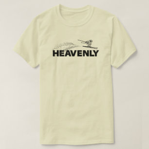 Himmlisches Skiresort Kalifornien Nevada Skispring T-Shirt