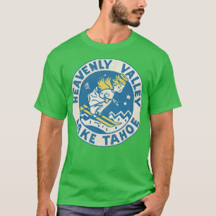 Himmlisches Tal Lake Tahoe Vintag Tourist Souveni T-Shirt