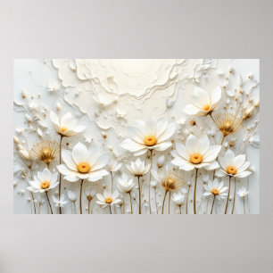 Himmlisches, traumhaftes Blumenwerk #1 Poster
