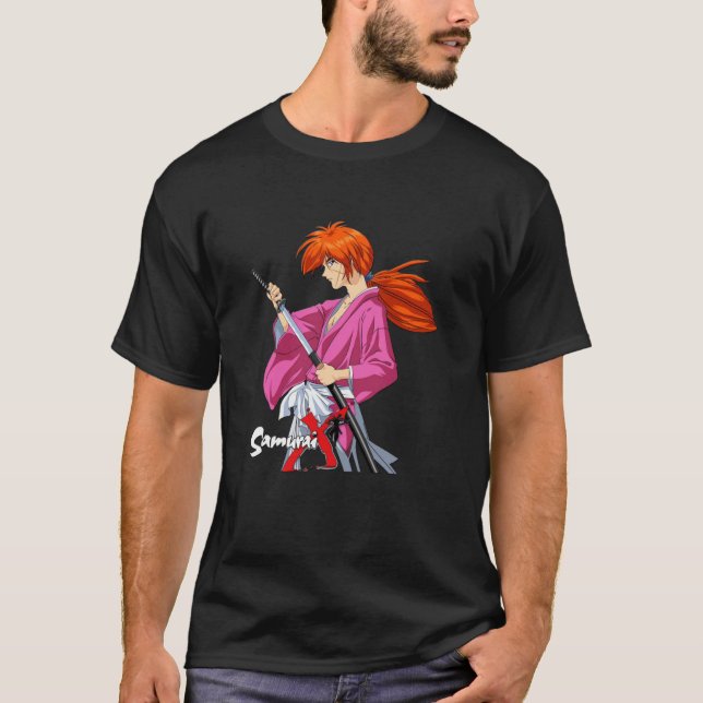 Himura Kenshin Battousai Samurai X T-Shirt (Vorderseite)