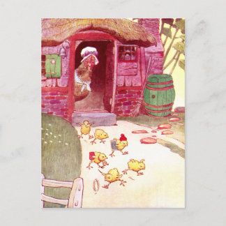 Hin und Her in Pink House Postkarte