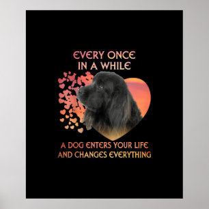 Hin und wieder tritt ein Hund in dein Leben Poster