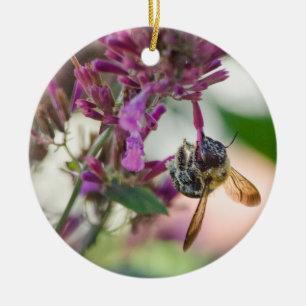 Hin zu Hummingbird Mint Keramik Ornament