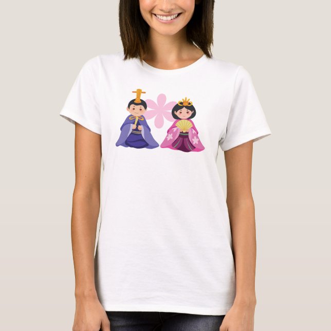 Hina Matsuri Dolls T-Shirt (Vorderseite)