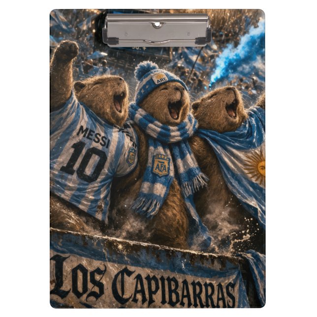  Hinchada Capibarras  Klemmbrett (Vorderseite)