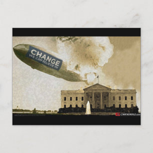 Hindenburg CHANGE Postcard Postkarte