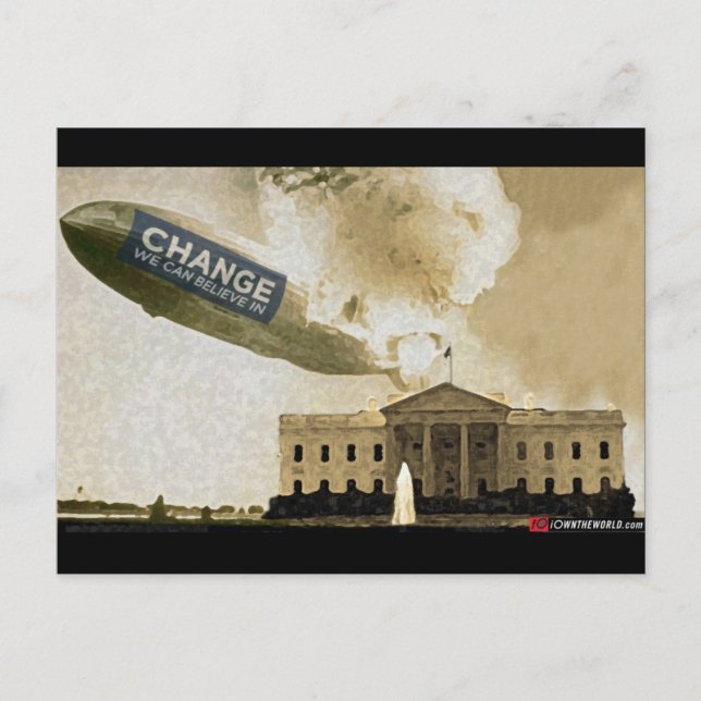 Hindenburg CHANGE Postcard Postkarte (Vorderseite)