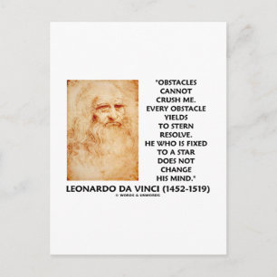 Hindernisse können mich nicht auf ein Sternchen-Zi Postkarte