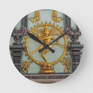 Hindische Götter, Shiva Runde Wanduhr