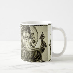 HINDISCHER ELEFANT-GOTT KAFFEETASSE