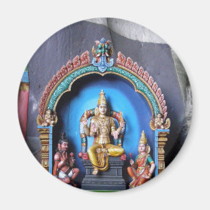 Hindischer Schrein, Batu Höhlen, Malaysia Magnet