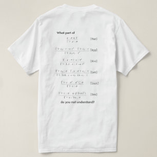 Hindley-Milner-Typenreferenz T-Shirt