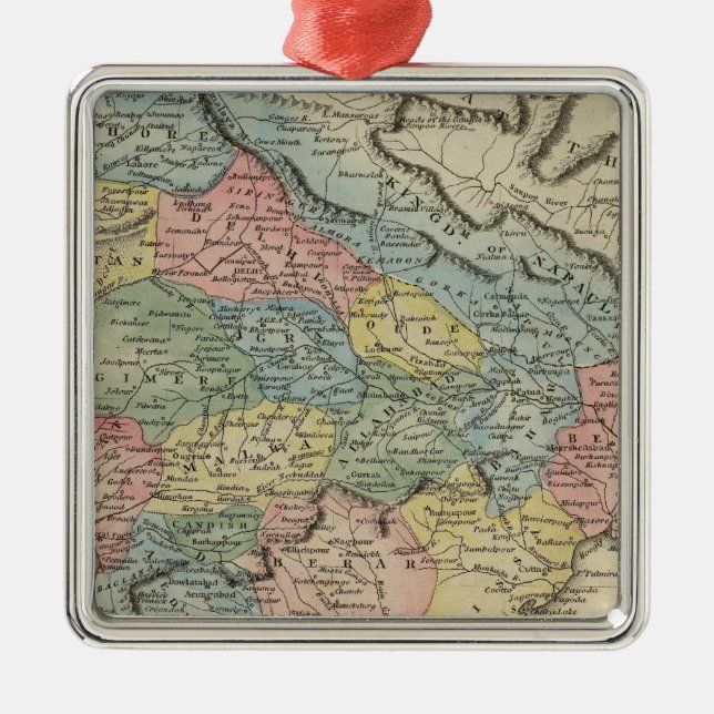 Hindoor 5 silbernes ornament (Vorne)