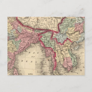 Hindoostan, Farther India, China, Tibet Postkarte