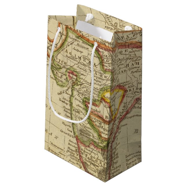 Hindoostan oder Indien Kleine Geschenktüte (Rückseite Schrägansicht)