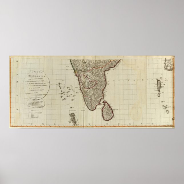 Hindoostan Süd Poster (Vorne)