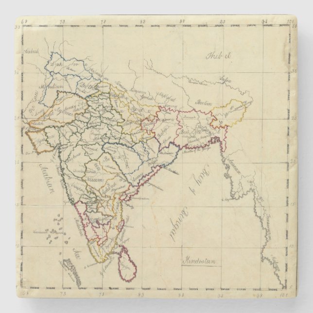 Hindostan Steinuntersetzer (Vorderseite)