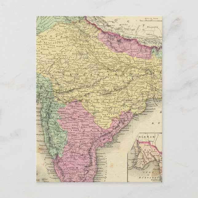 Hindown oder Britisches Indien 2 Postkarte (Vorderseite)