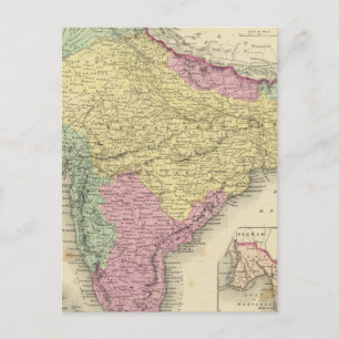 Hindown oder Britisches Indien 2 Postkarte
