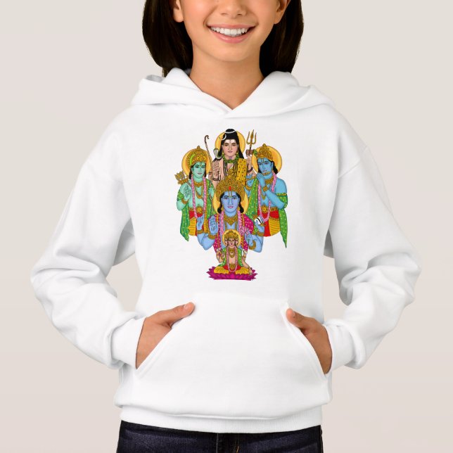 Hindu Deities Sweatshirt (Vorderseite)