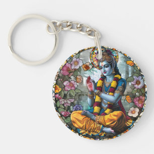 Hindu Deity Protection Schlüsselanhänger, Krishna Schlüsselanhänger
