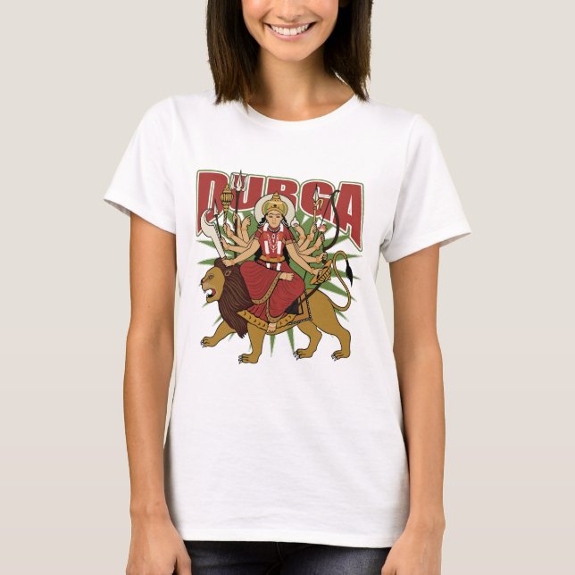 Hindu Durga T-Shirt (Vorderseite)