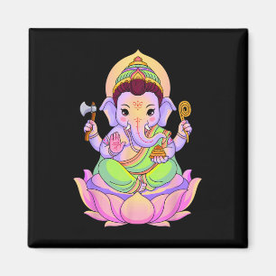 Hindu Ganesha Puja Elefantengott Indien Meditation Magnet