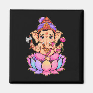 Hindu Ganesha Puja Elefantengott Indien Meditation Magnet