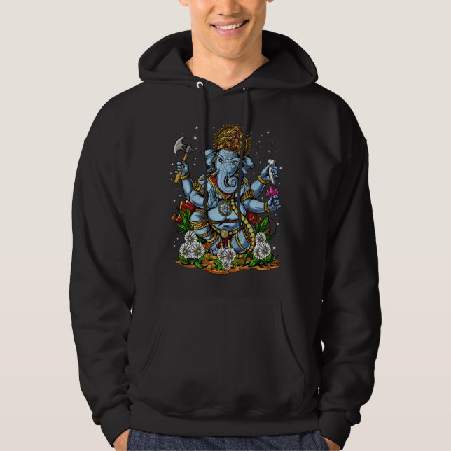 Hindu God Ganesha Hoodie (Vorderseite)