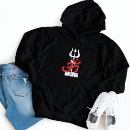 Hindu God Shiva Om Namah Shivay mit Trident OM Hoodie