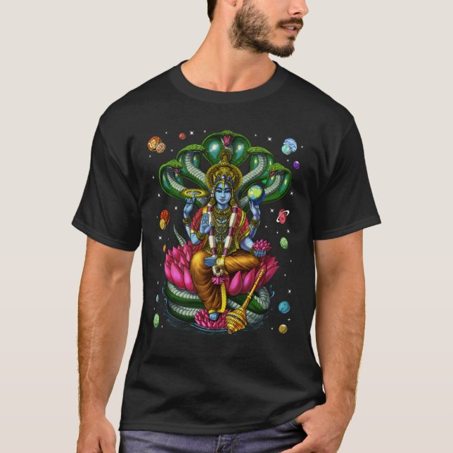 Hindu God Vishnu T-Shirt (Vorderseite)