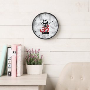 Hindu Gott Shiva Om Namah Shivay mit Dreizack OM Uhr