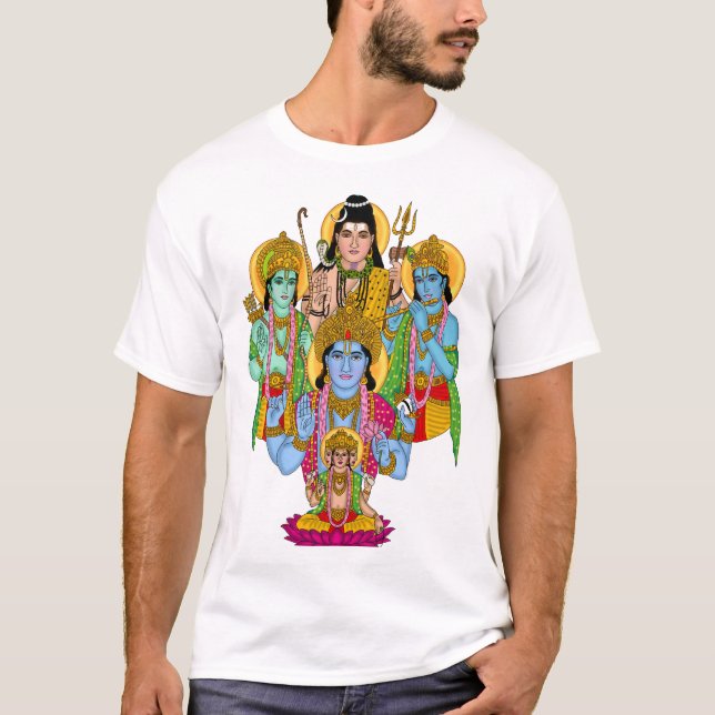 Hindu-Götter T-Shirt (Vorderseite)