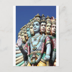 Hindu Gottheiten Sri Srinivasa Perumal Tempel Postkarte