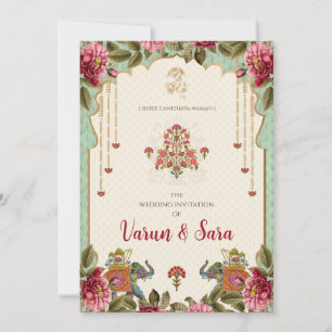Hindu Hochzeitseinladung & indische Einladungen
