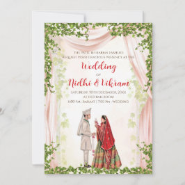 Hindu Hochzeitseinladungen & indische Hochzeitskar Einladung