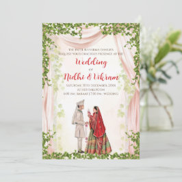 Hindu Hochzeitseinladungen & indische Hochzeitskar Einladung