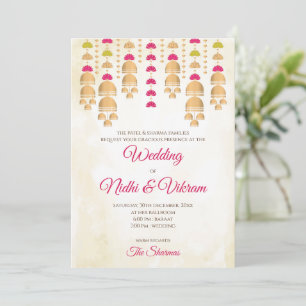 Hindu Hochzeitskarten & Hindu Hochzeitkarten Einladung