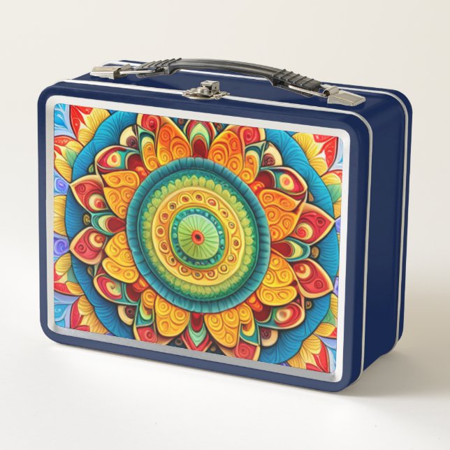 Hindu Holiday Collection Metall Brotdose (Vorderseite)