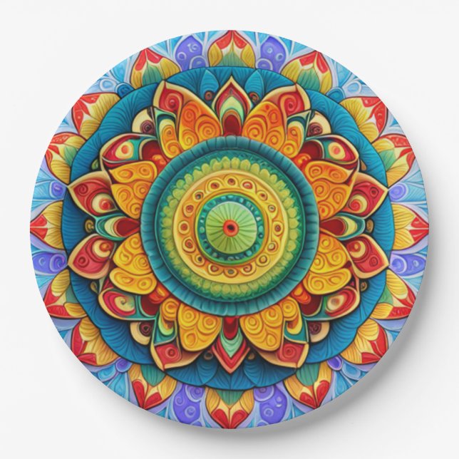 Hindu Holiday Collection Pappteller (Vorderseite)