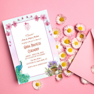 Hindu House Erwärmung Griha Pravesh Einladung